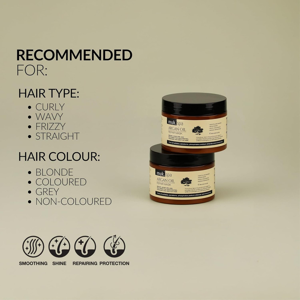 Muk. Haircare Spa Argan Oil Repair Mask - 250Ml