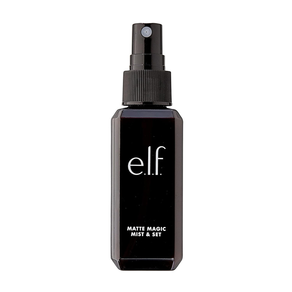 E.L.F. Matte Magic Mist & Set - Small, Lightweight, Long Lasting, Mattifying, Revitalizes, Controls Shine, Refreshes, Hydrates, All-Day Wear, 2.0 Fl Oz