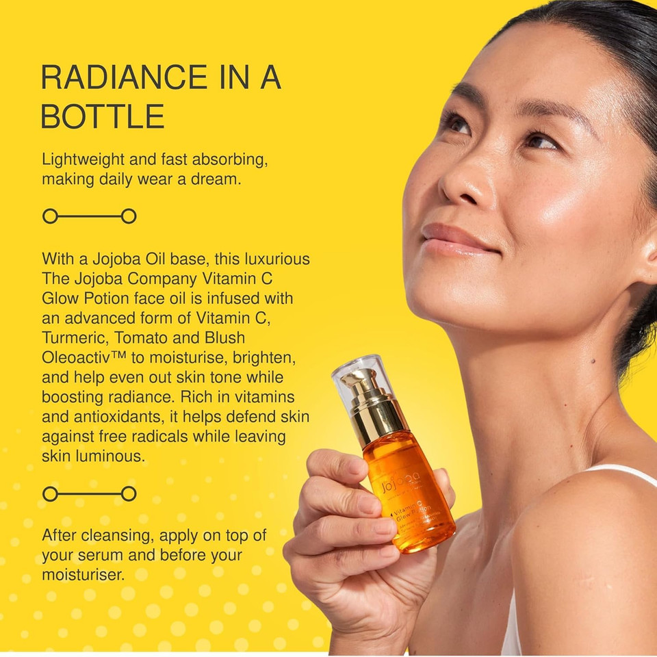 Vitamin C Facial Oil 30Ml  Brightening Glow Elixir With Thd Ascorbate, Turmeric & Tomato Oil  Antioxidant-Rich Skin Booster For Radiance, Even Tone & Smooth Texture