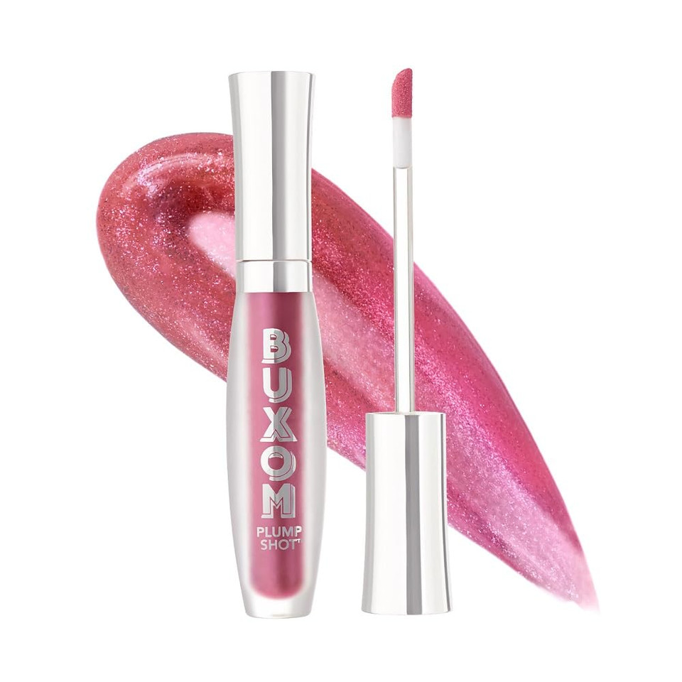 Buxom Plump Shot Peptides Lip Serum, Plumping Lip Gloss, Plumper With Advanced Peptides, Hyaluronic Acid, Avocado & Jojoba Oil, Cruelty-Free