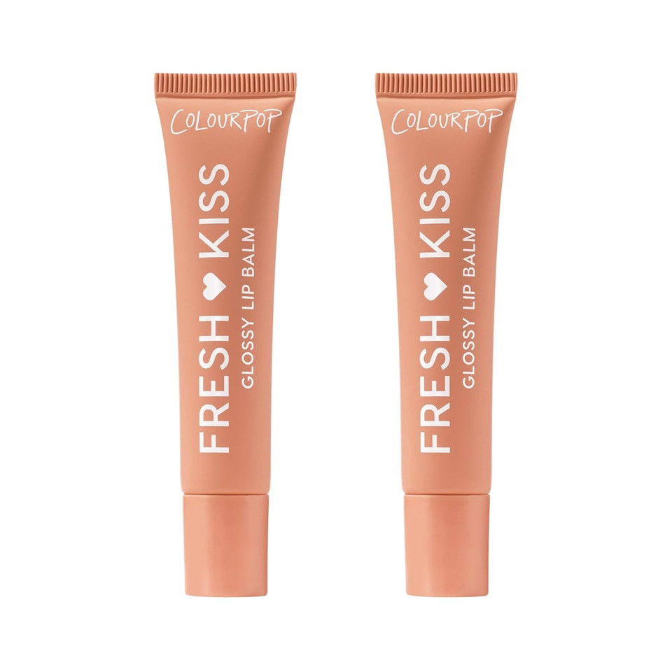 Colourpop Fresh Kiss Glossy Lip Balm - Hydrating Lip Care Enriched With Peptides, Hyaluronic Acid, Shea Butter & Vitamin E For An Ultra-Cushiony Formula - Vanilla Cake (2 Count)