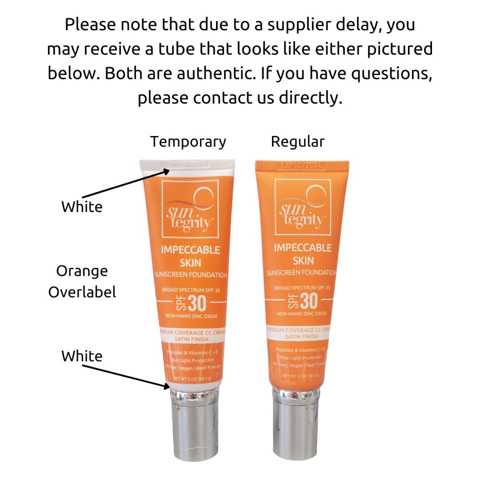 Suntegrity Impeccable Skin - Tinted Sunscreen, Broad Spectrum Spf 30 (Buff) - 2 Ozbuff