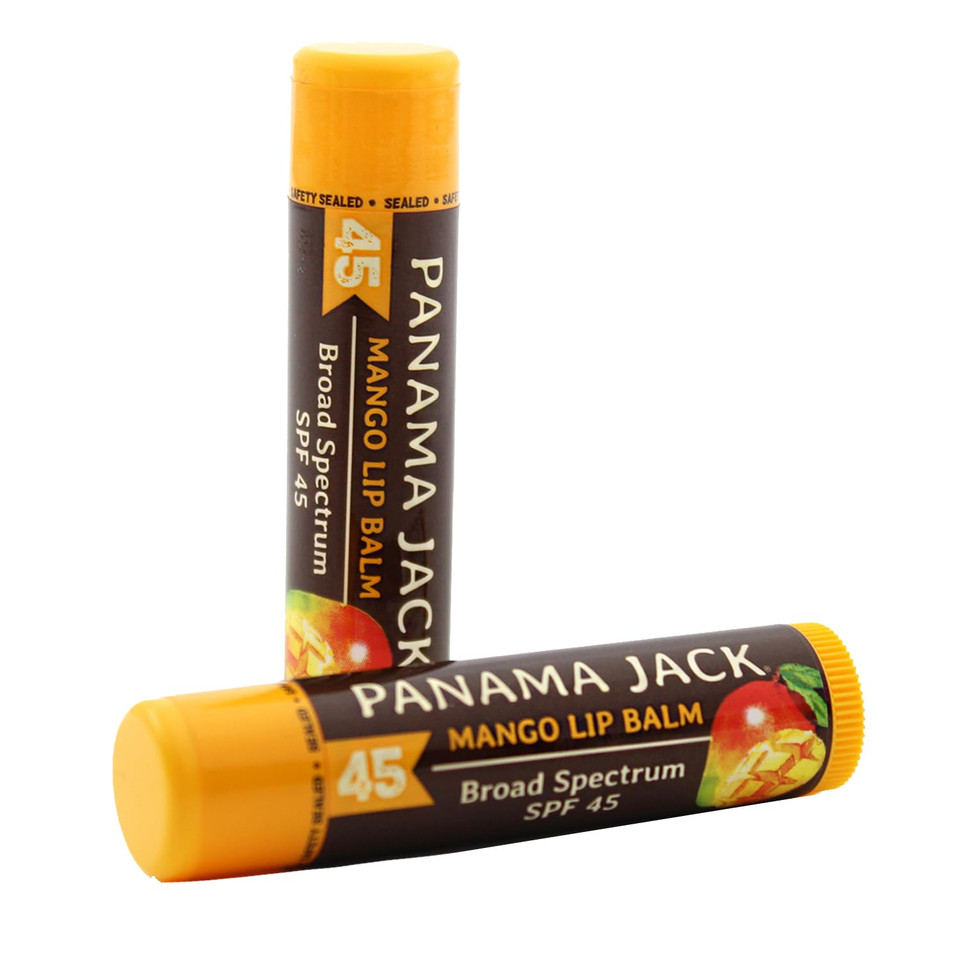 Panama Jack Sunscreen Lip Balm - Spf 45, Broad Spectrum Uva-Uvb Sunscreen Protection, Prevents & Soothes Dry, Chapped Lips