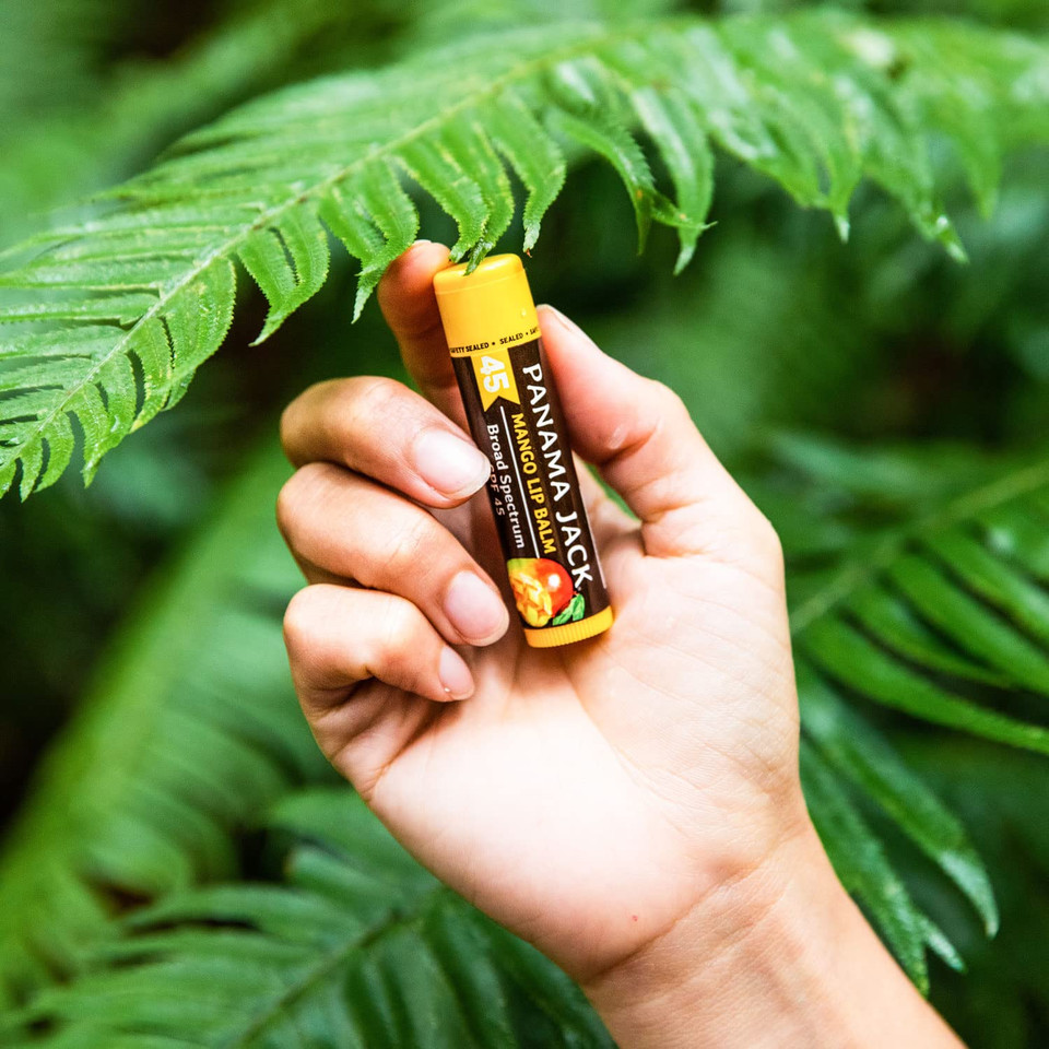Panama Jack Sunscreen Lip Balm - Spf 45, Broad Spectrum Uva-Uvb Sunscreen Protection, Prevents & Soothes Dry, Chapped Lips
