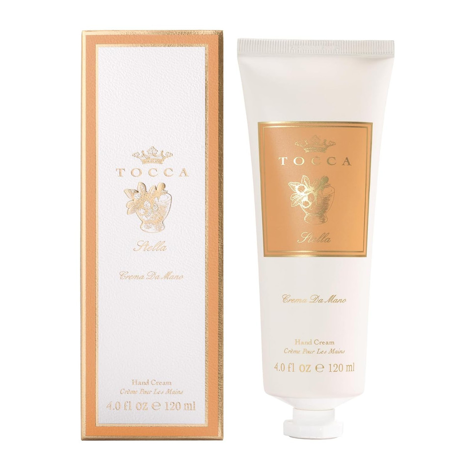 Tocca Crema De Mano Luxe, Liliana Hand Cream, 4 Oz - Neroli, Watery Peach, Muguet - Moisturizing, Quick Absorbing