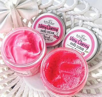 Bella & Bear Very Cherry Hand Scrub, No Harmful Chemicals, Cruelty-Free, Vegan-Friendly Exfoliating, 6.7Oz