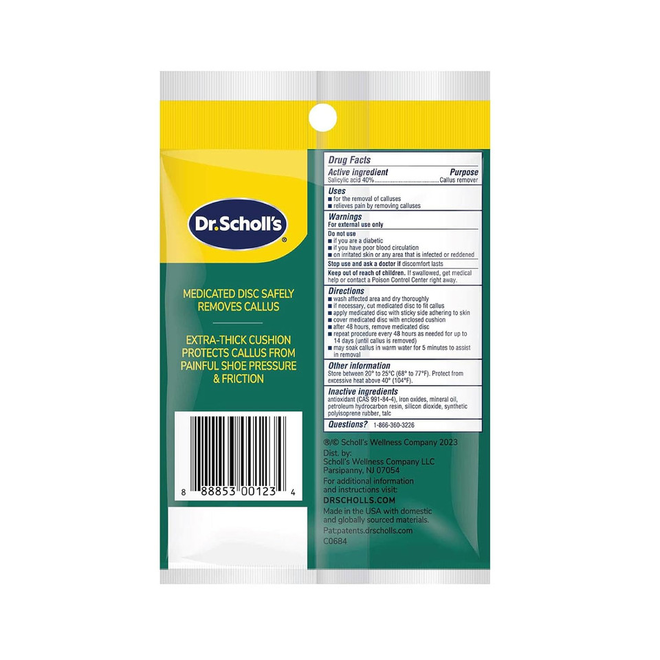 Dr. Scholl'S Extra Thick Callus Remover, 4Ct // Helps Soften Hard Calluses And Cushions For All-Day Pain Relief