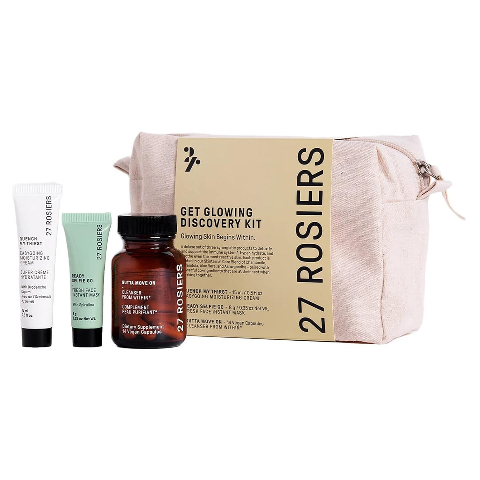 27 Rosiers - Get Glowing 7-Day Skincare Discovery Kit | Universal, Vegan, Clean Beauty