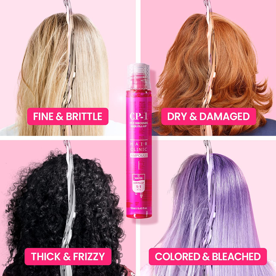 Cp-1 3 Seconds Keratin Hair Treatment Set, 20Ea (13Ml Each), Rinse Off Deep Conditioner For Dry Damaged Hair, Protein Mask, Salon Quality Self Hair Care