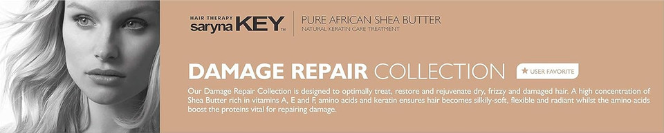 Damage Repair Treatment Kit  Shea Butter Mask, Shea Shampoo, Shea Oil - For Dry, Frizzy & Weakened Hair With Pure African Shea Butter - Travel Size Mini Kit