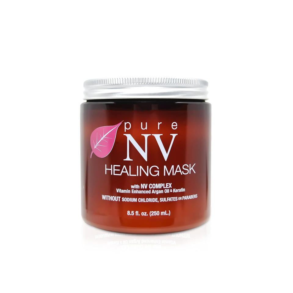 Healing Mask Deep Conditioner Hair Mask To Revitalize & Soften Hair, Made From Natural Vitamins & Minerals, Keratin, Collagen & Argan Oil Infused To Repair, Restore & Strengthen 8.5 Oz Healing Mask Deep Conditioner Hair Mask To Revitalize & Soften Hair, Made From Natural Vitamins & Minerals, Keratin, Collagen & Argan Oil Infused To Repair, Restore & Strengthen 8.5 Oz