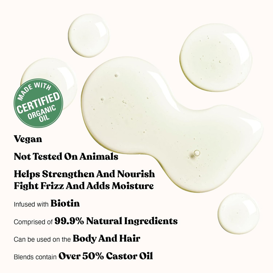 Red By Kiss Professional 99.9% Natural Hair Oil, Organic Vegan Oil Blend For Dry & Itchy Scalp Relief, Hydrating Biotin Infused, Nourish Add Shine & Smooth Hair (Tea Tree, 7.78 Fl Oz)