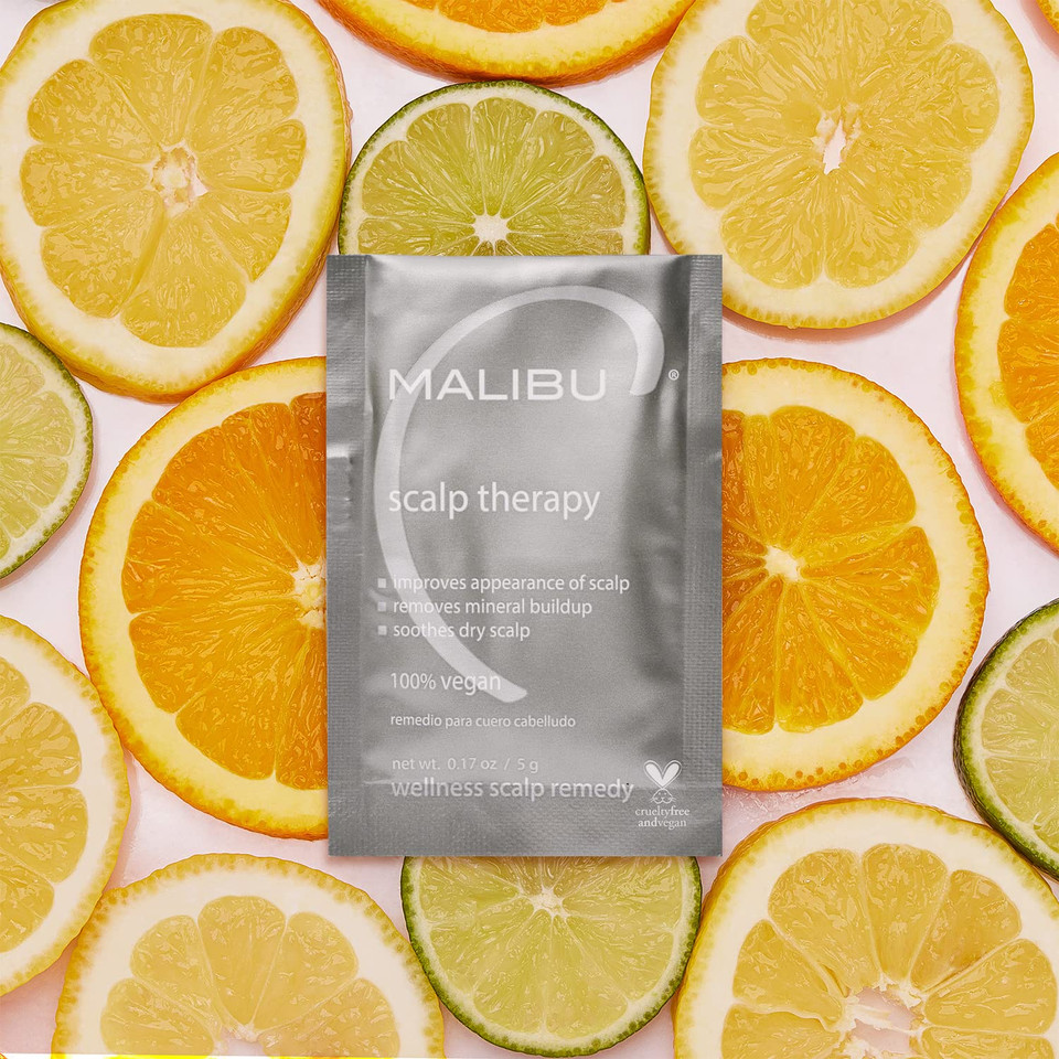 Malibu C Scalp Therapy Wellness Remedy  Dry Scalp Treatment To Soothe And Moisturize Dry Skin With Vitamin C And Zinc Gluconate  Restores Manageability