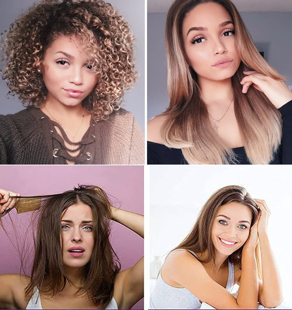 Complex Brazilian Keratin Hair Blowout Treatment Formaldehyde Free With Inverto 120Ml With Clarifying Shampoo Straighten Repair And Smooth Hair By Keratin Research Keratina Brasilera