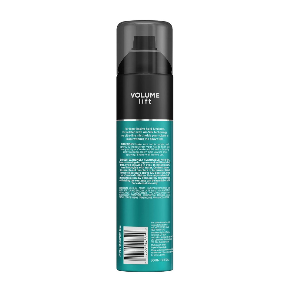 John Frieda Volume Lift Air Whipped Foam, Volumizing Hair Mousse With Air-Silk Technology For Fine Or Flat Hair, Adds Lasting Body And Fullness With Flexibile Hold, 7.5 Oz