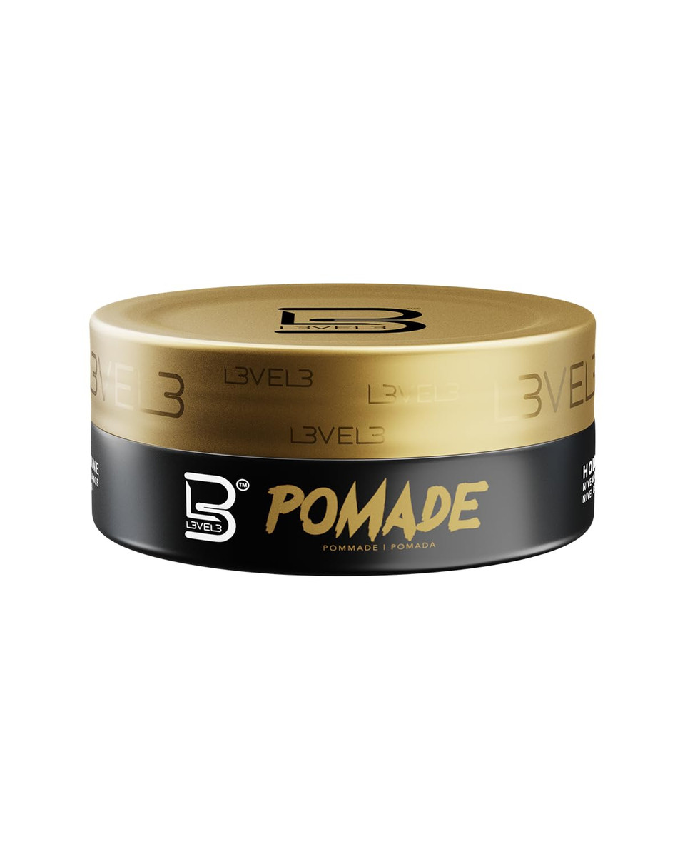 L3 Level 3 Pomade - Improves Hair Strength And Volume Long-Lasting Hold Infused With Keratin