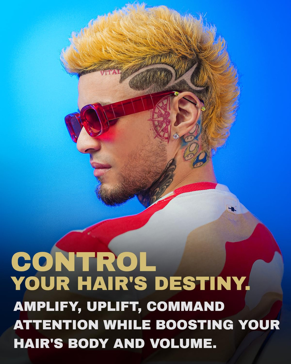 L3 Level 3 Pomade - Improves Hair Strength And Volume Long-Lasting Hold Infused With Keratin