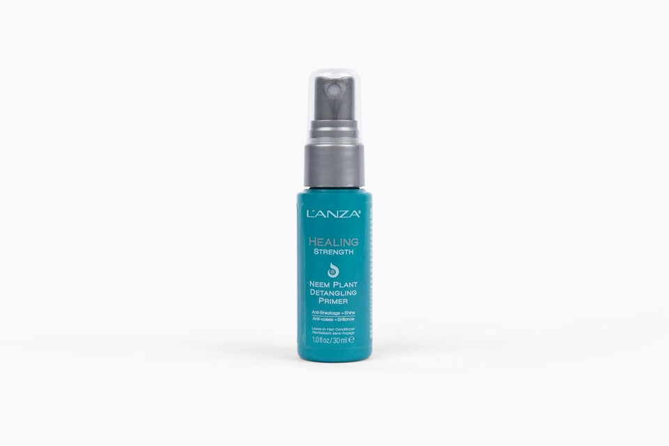 L'Anza Neem Plant Detangling Hair Primer, Detangler Spray & Heat Protection, Leave-In Anti Frizz Detangling Hair Spray, Protects Weak, Fragile Locks Against Split Ends & Frizz Control, New Bottle