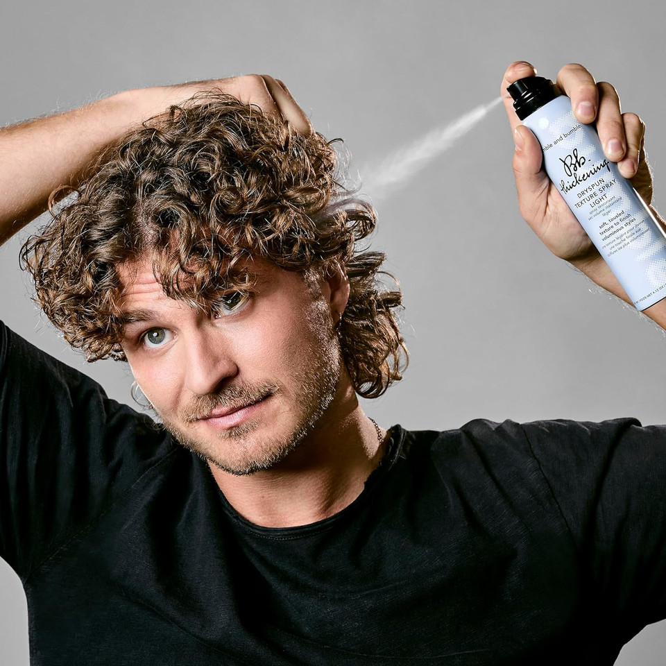 Bumble And Bumble. Thickening Dryspun Texture Spray Light | For Soft Texture + Light Hold | Curly, Wavy, Straight