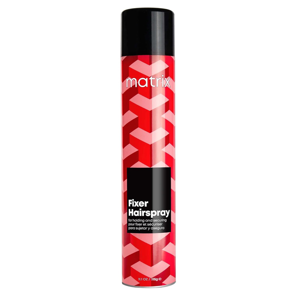 Matrix Styling Fixer Hairspray - Adds Flake-Free Lift, Fullness And Volume, Controls Frizz, Dry Finish With Flexible Hold, For All Hair Types, Vegan, 11.1 Oz