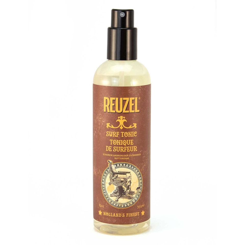 Reuzel Surf Tonic Hairspray - Fragrance Free - Adds Grip, Texture And Volume - Create A Windblown Style With Matte Finish - Exaggerates Hair'S Natural Texture - For All Hair Types