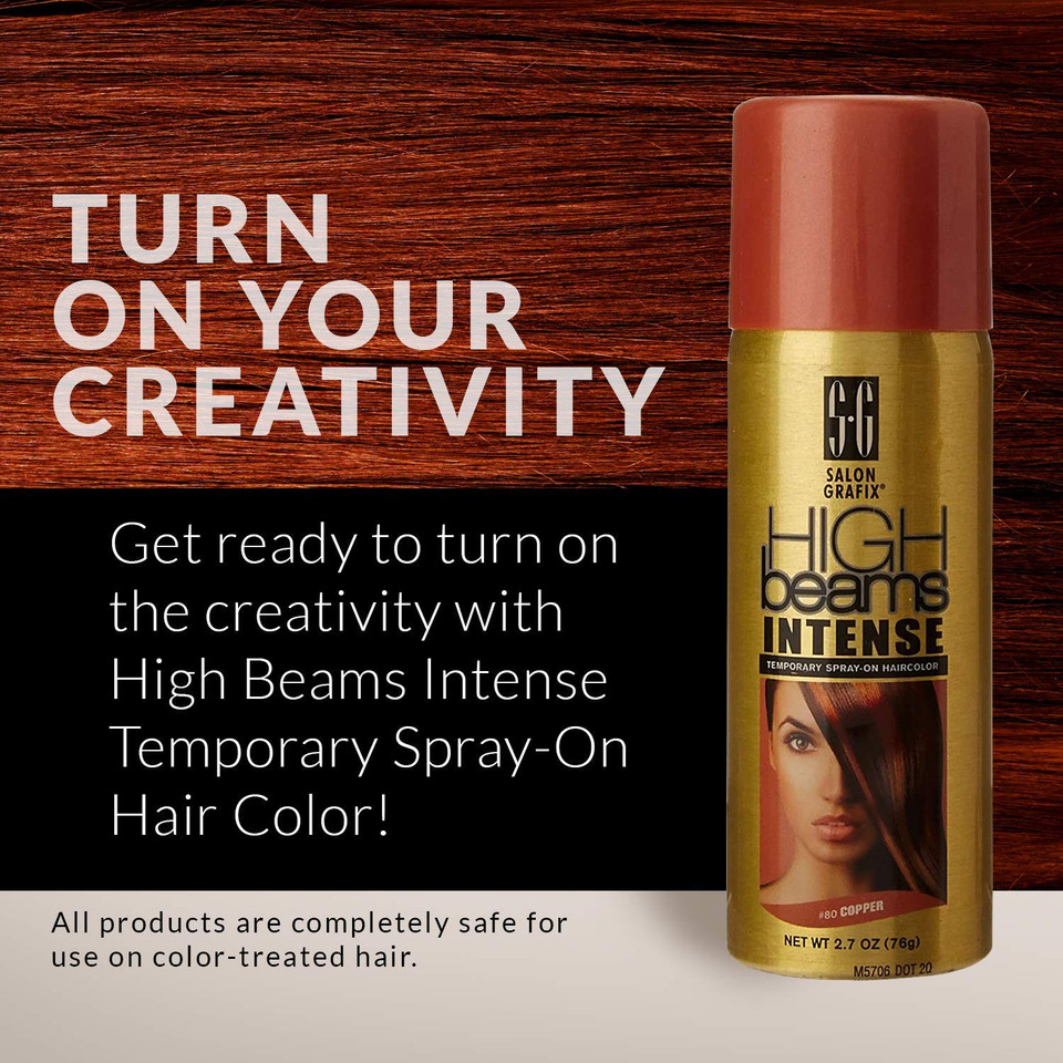 Salon Grafix High Beams Intense Temporary Spray - Popstar Pink For Unisex - 2.7 Oz Hair Color