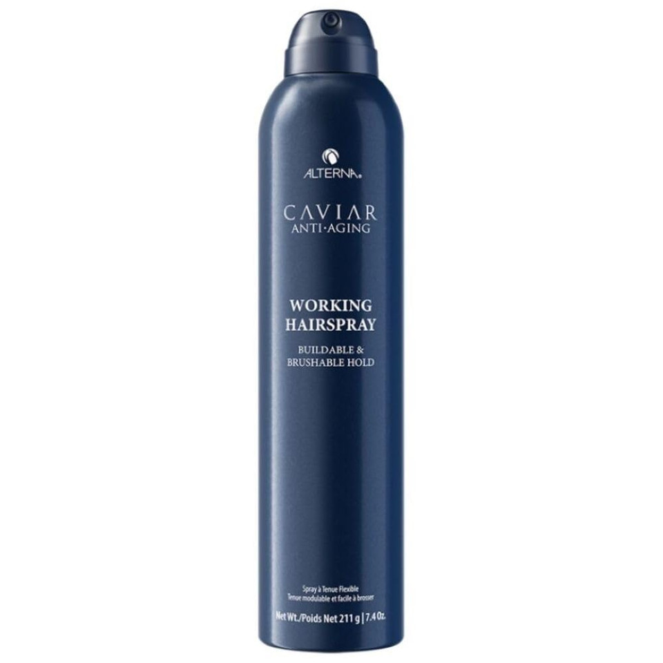 Alterna Caviar Anti-Aging Working Hairspray | Buildable, Brushable Hold | Helps Control Frizz & Adds Shine | Sulfate Free
