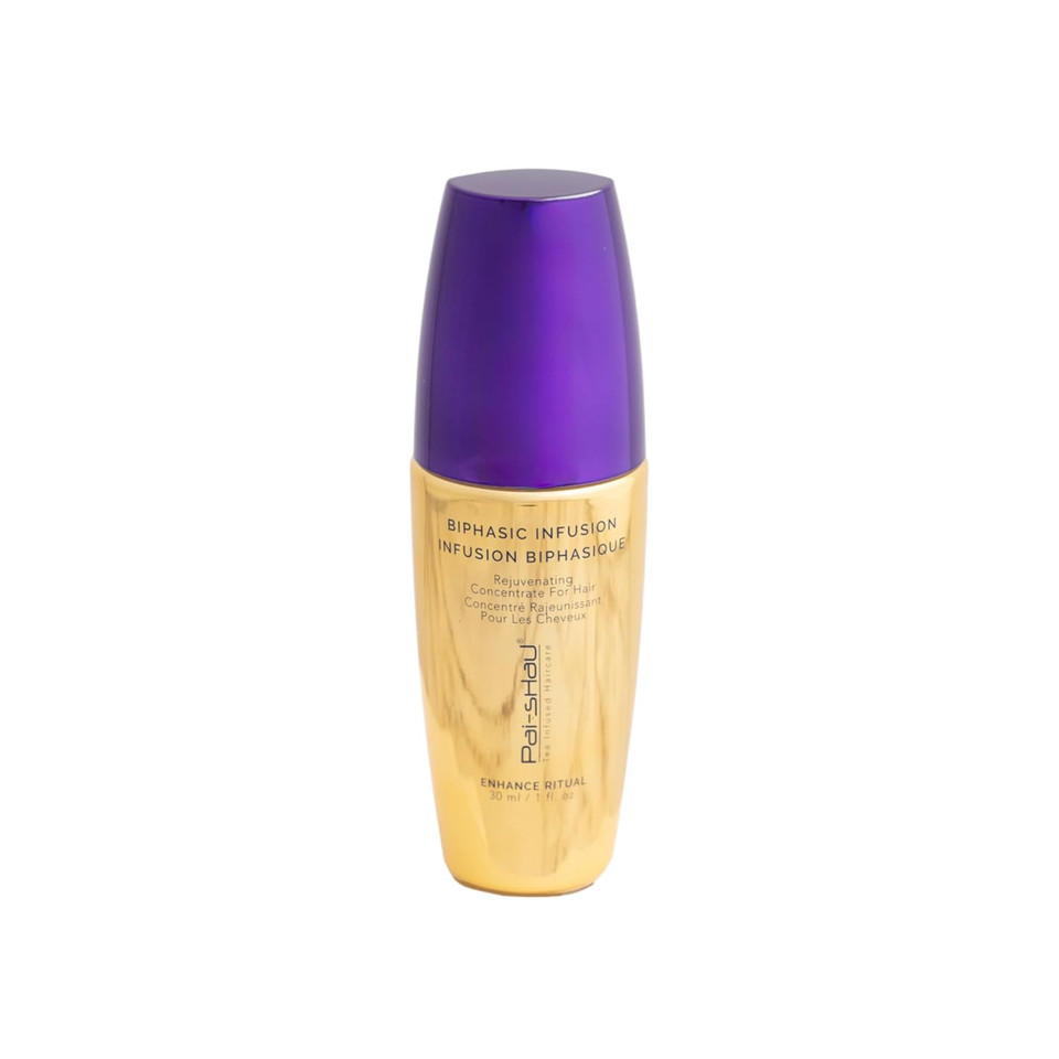 Pai-Shau Biphasic Infusion - Oil-Free Hair Rejuvenating Serum - Provides Shine, Thermal, And Environmental Protection - 1 Fl Oz