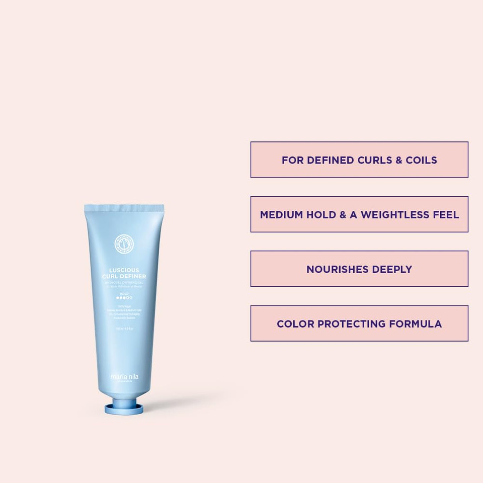 Maria Nila Coils & Curls, For Curly & Wavy Hair, Jojoba Oil To Stay Hydrated While Washing, Shea Butter For Curl Enhancement, 100% Vegan