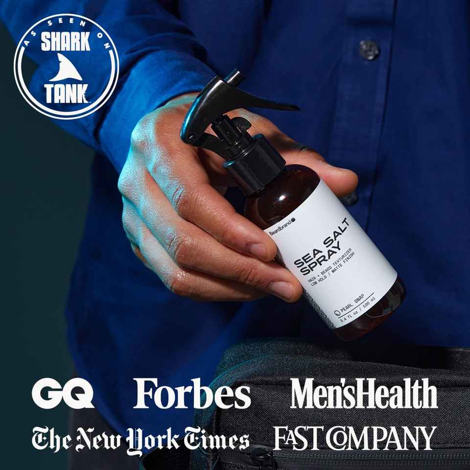 Sea Salt Spray For Men  Hair Texture Spray Adds Instant Volume, For Lightweight Natural Textured Look, Lumber Yard Scent, Achieve Effortless Style & All-Day Hold