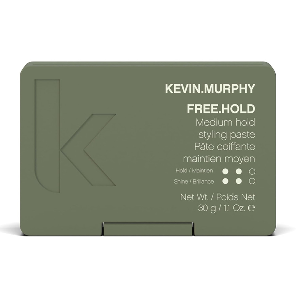 Kevin.Murphy Free.Hold - Hair Styling Paste - For All Hair Types - Medium Hold - Hair Breakage Prevention - Hair Styling Product - Paraben Free Hair Care - 100 G / 3.5 Oz