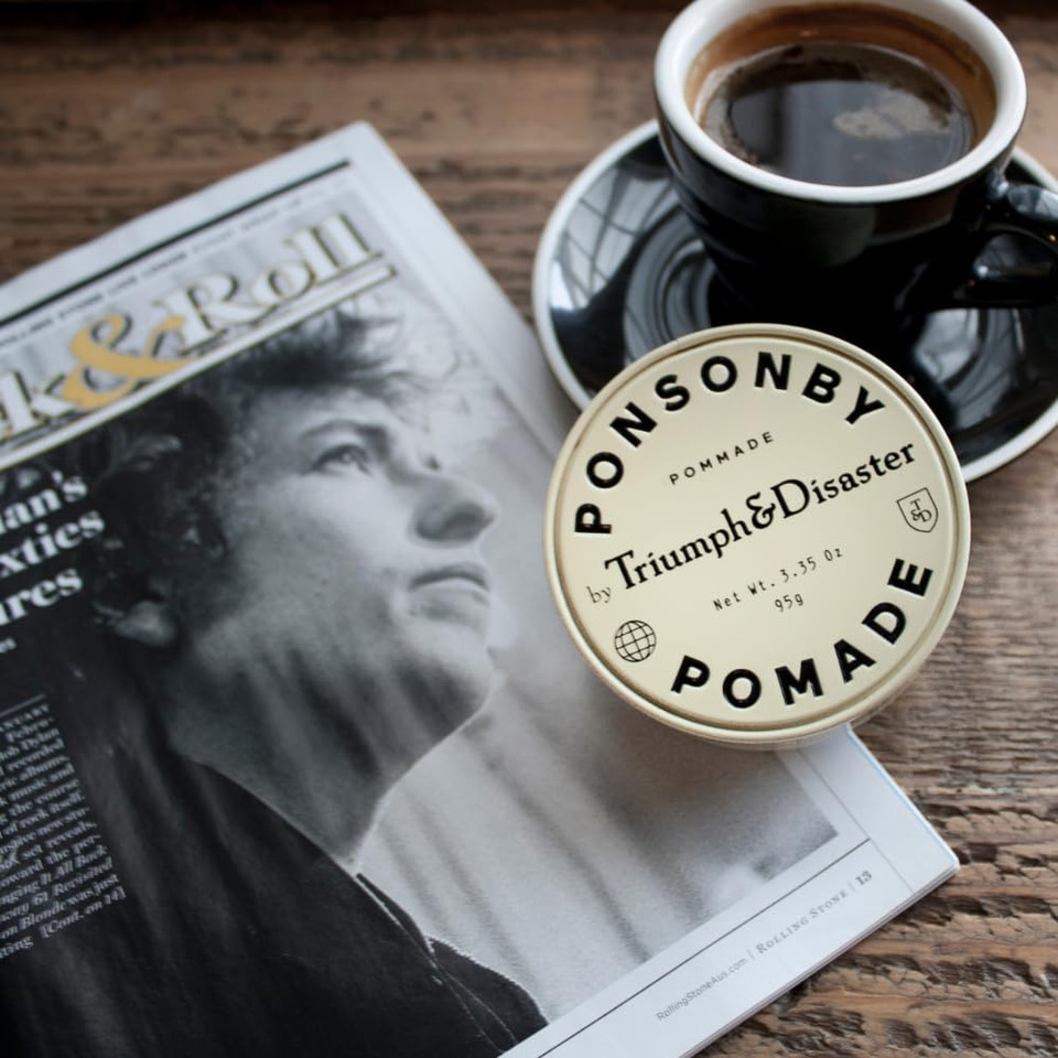 Triumph & Disaster Ponsonby Pomade  Medium Hold Hair Wax For Men And Women, High Shine, Non-Greasy Finish, 95G  Fine To Thick Hair