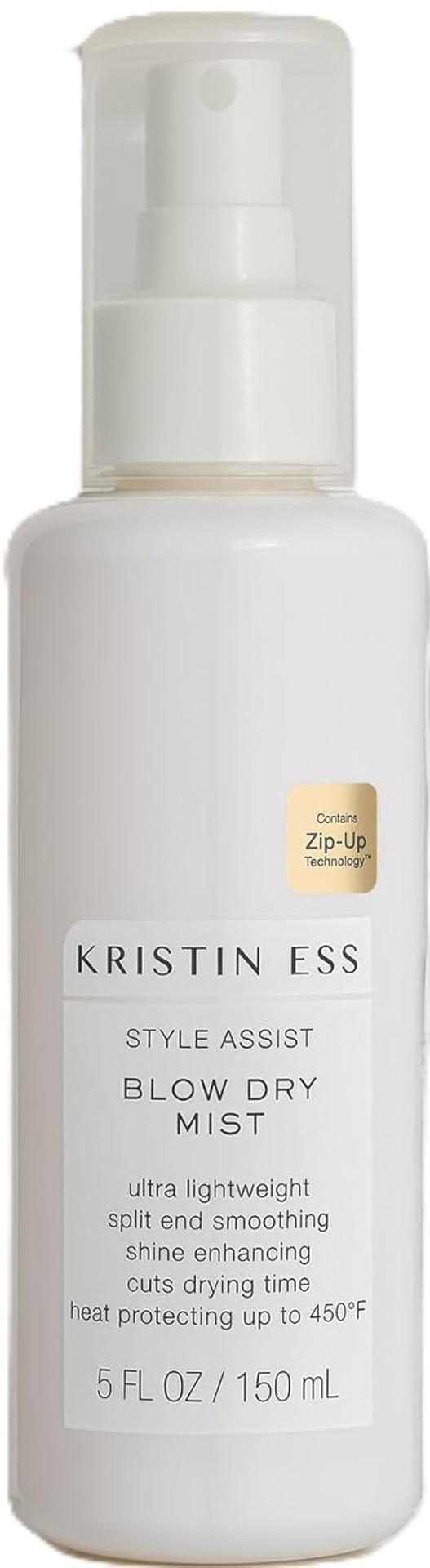 Kristin Ess Hydrating Heat Protection Spray For Hair - Blow Dry Frizz Control + Shine Enhancing -Anti Humidity Thermal Heat Protectant Spray - Repair + Protect Hair Up To 450 Degrees - Pear Fragrance