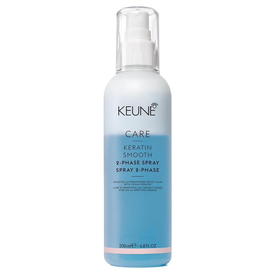 Keune Care Keratin Smooth 2-Phase Spray, Smoothing & Strengthening Leave-In Conditioner For Smoother Hair, 6.8 Fl Oz Keune Care Keratin Smooth 2-Phase Spray, Smoothing & Strengthening Leave-In Conditioner For Smoother Hair, 6.8 Fl Oz