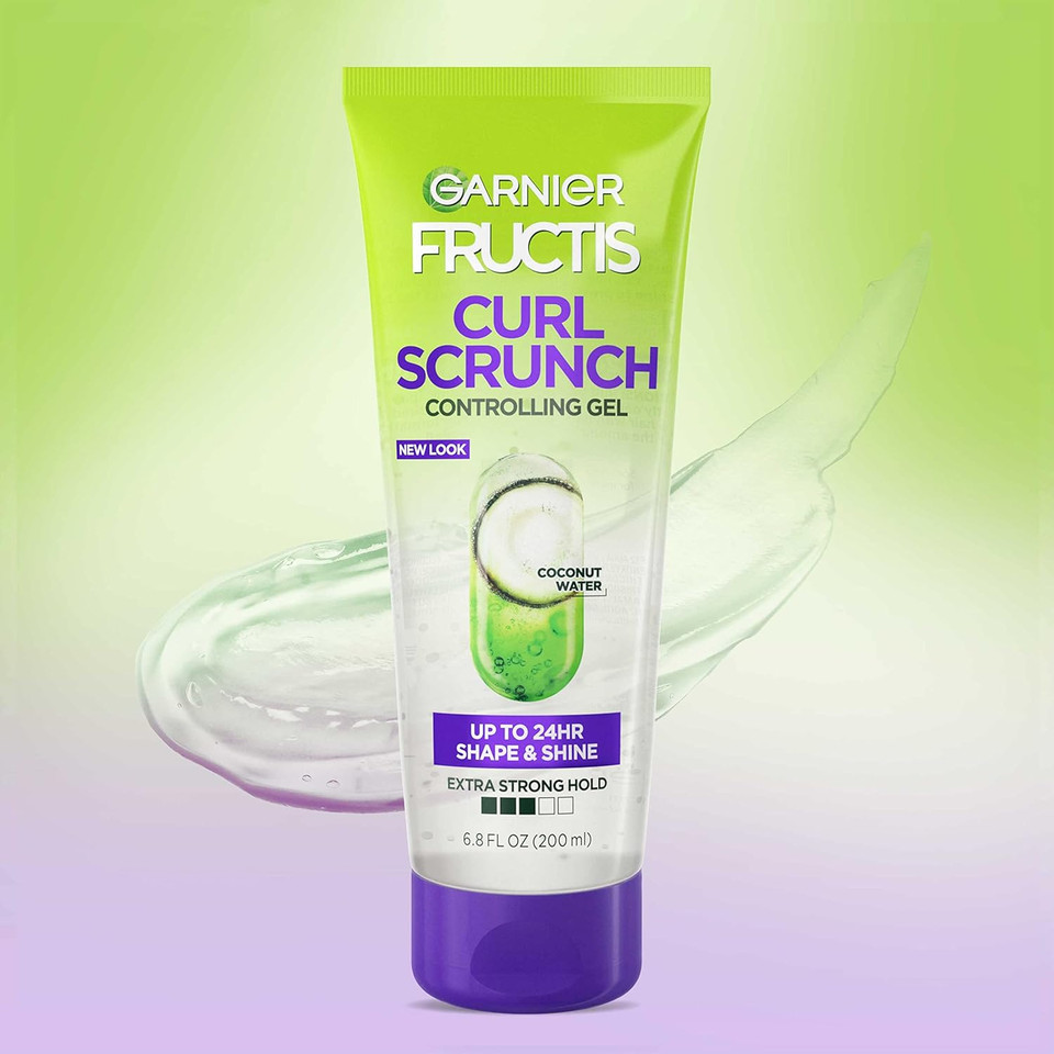 Garnier Fructis Style Scrunch Controlling Gel, Curl, 6.8 Fl Oz