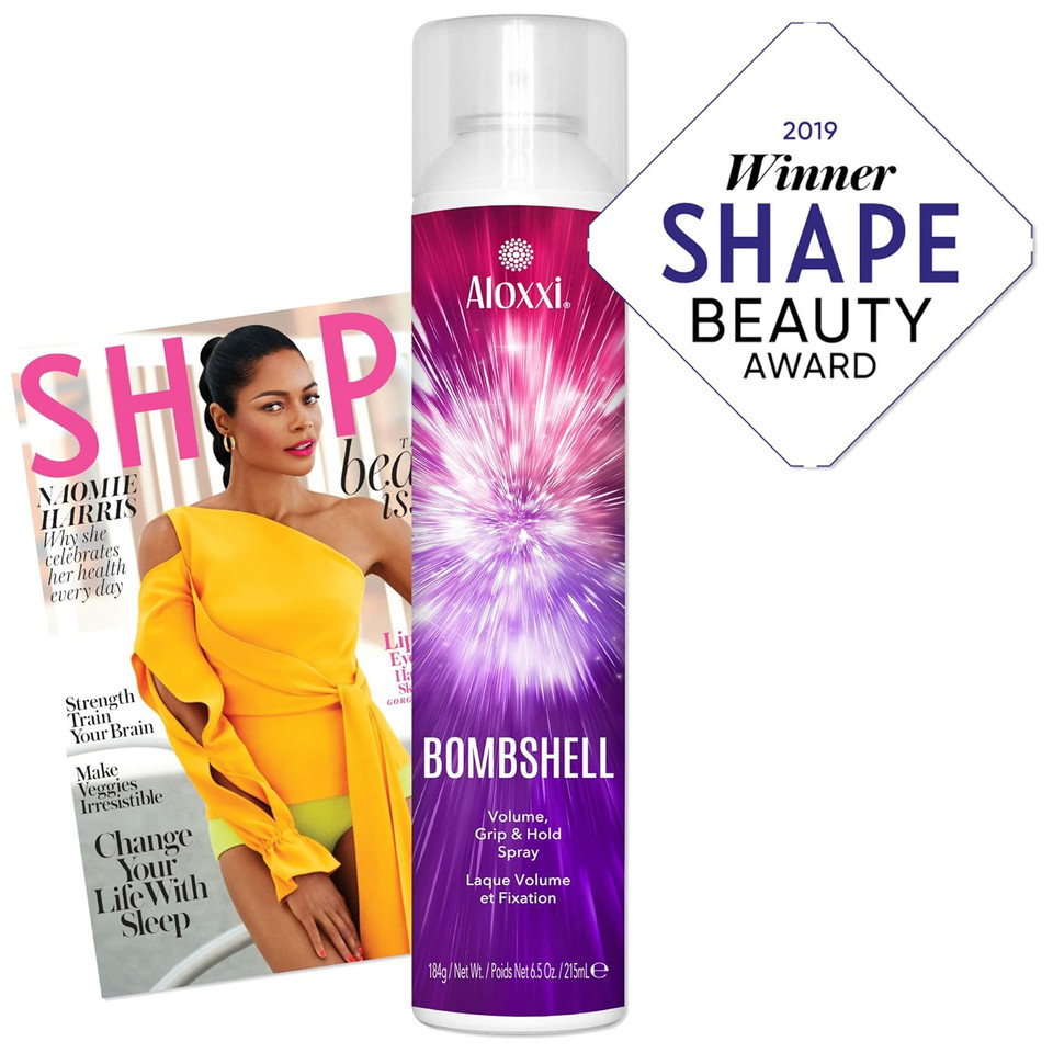 Aloxxi Bombshell Styling Hair Spray - Provides Volume, Texture & Medium Hold  Texturizing Spray, Hairspray & Dry Shampoo In One - Heat Protectant Spray For Styling Tools, 6.5 Oz