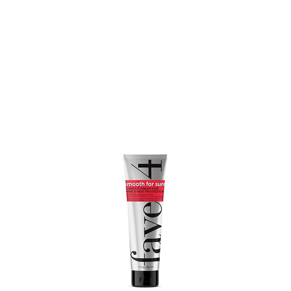 Fave4 Hair Smooth For Sure Smoothing Blowout Cream For Shine & Heat Protection