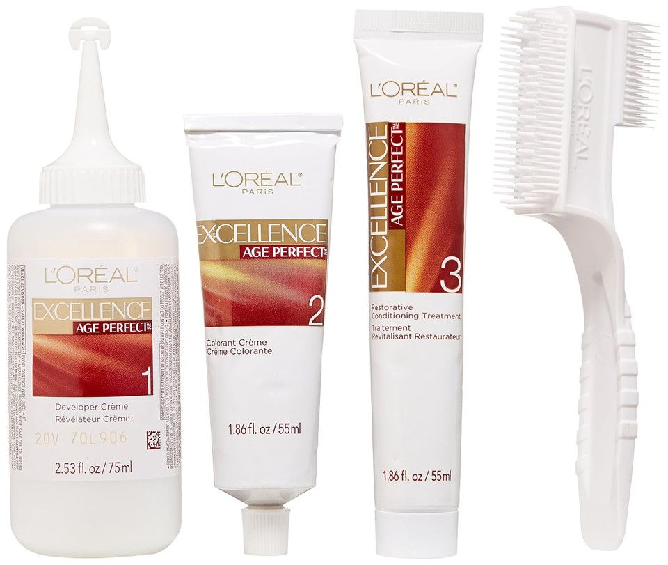 L'Oreal Paris Excellenceage Perfect Layered Tone Flattering Color, 5N Medium Natural Brown