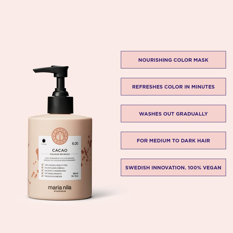Maria Nila Color Refresh, 10.1 Fl Oz, Color Bomb, Semi-Permanent Pigments, 100% Vegan & Sulfate/Paraben Free