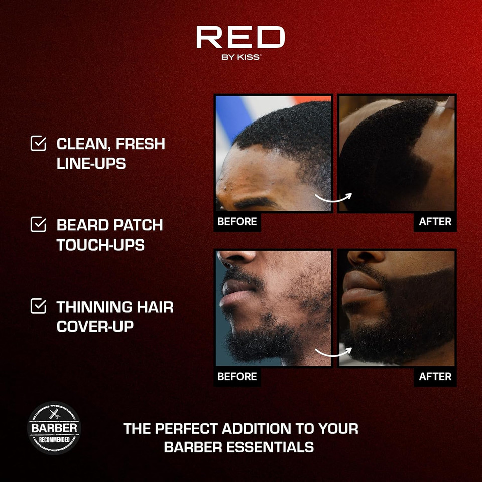 Red By Kiss Tintation Temporary Hair Color Spray, Extra Large Size, Instant Gray Root Cover Up, Water-Resistant, Smudge-Proof, Hairline & Barber Touch-Up, Quick Dry (Darkest Brown, 11.5 Oz)