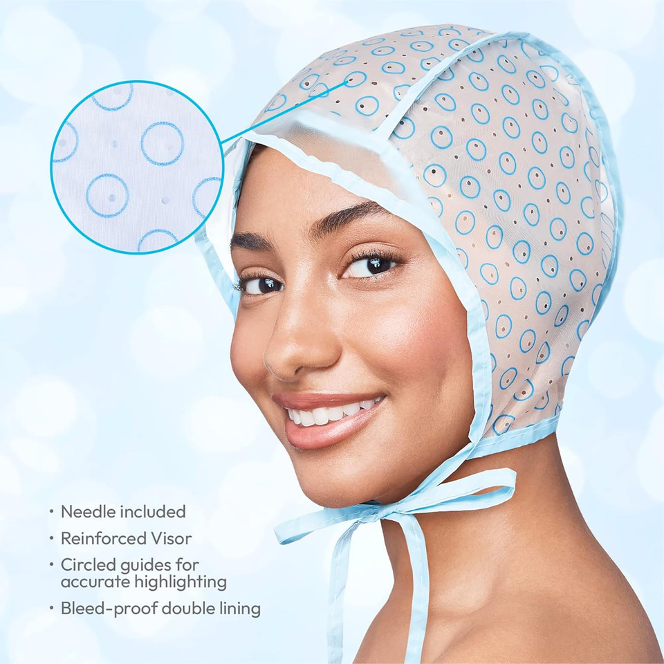 Red By Kiss Hair Dye Coloring And Highlighting Kit Frosting And Tipping Cap Kit (2 Piece Kit)