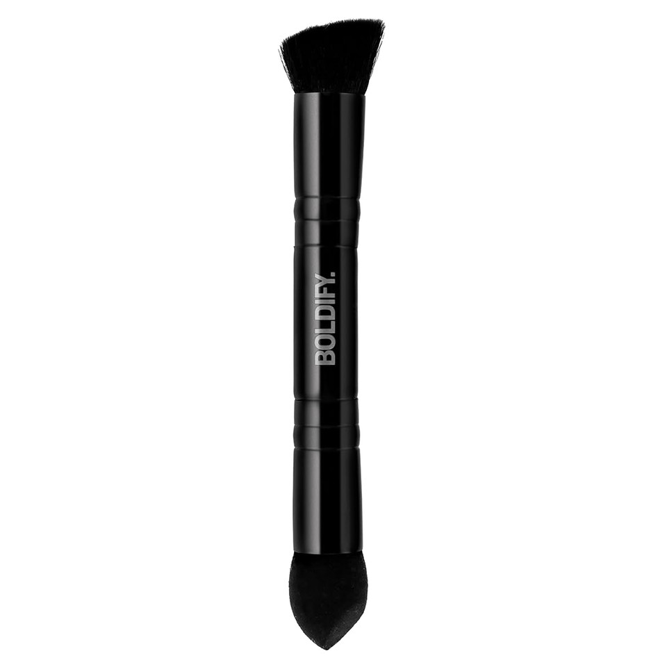Boldify Four Ended Hairline Powder Brush - Precision Hair Makeup Brush Set With Sponge Tip For Seamless Blending - Ideal As A Hair Concealer/Contour, Root Touch Up Boldify Four Ended Hairline Powder Brush - Precision Hair Makeup Brush Set With Sponge Tip For Seamless Blending - Ideal As A Hair Concealer/Contour, Root Touch Up