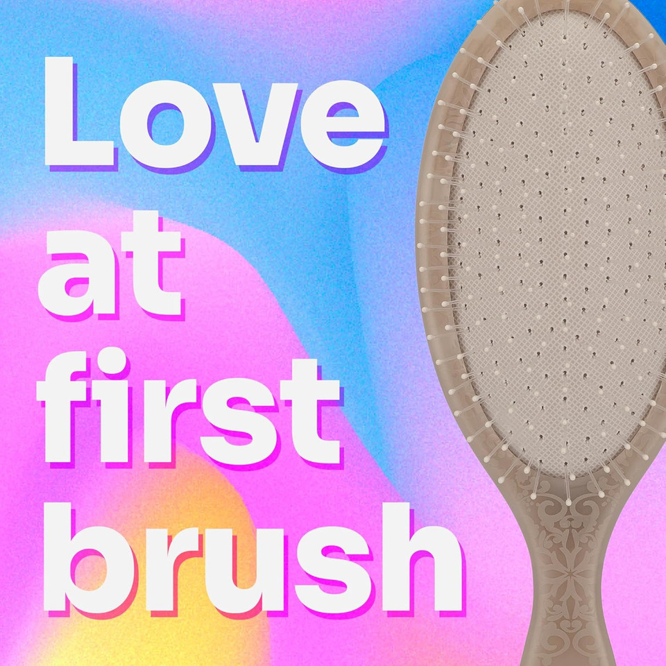 Wet Brush Original Detangling Brush, Cream (Reclaimed Romance) - Detangler With Soft & Flexible Bristles - Detangling Brush For Curly Hair - Tangle-Free For Straight, Thick, & Wavy Hair Wet Brush Original Detangling Brush, Cream (Reclaimed Romance) - Detangler With Soft & Flexible Bristles - Detangling Brush For Curly Hair - Tangle-Free For Straight, Thick, & Wavy Hair
