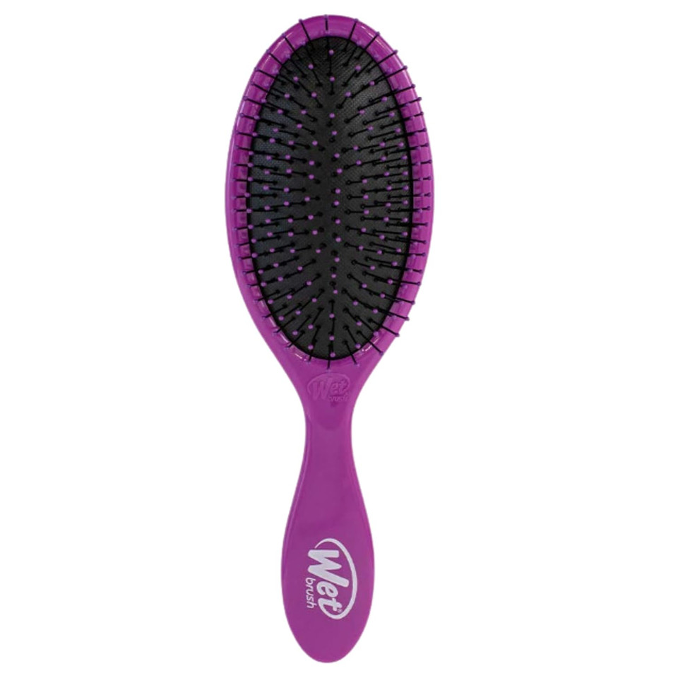 Wet Brush Original Detangling Hair Brush, Purple, Ultra-Soft Intelliflex Bristles, Detangler Hairbrush Glides Through Tangles With Ease For All Hair Types, For Women, Men, Wet & Dry Hair