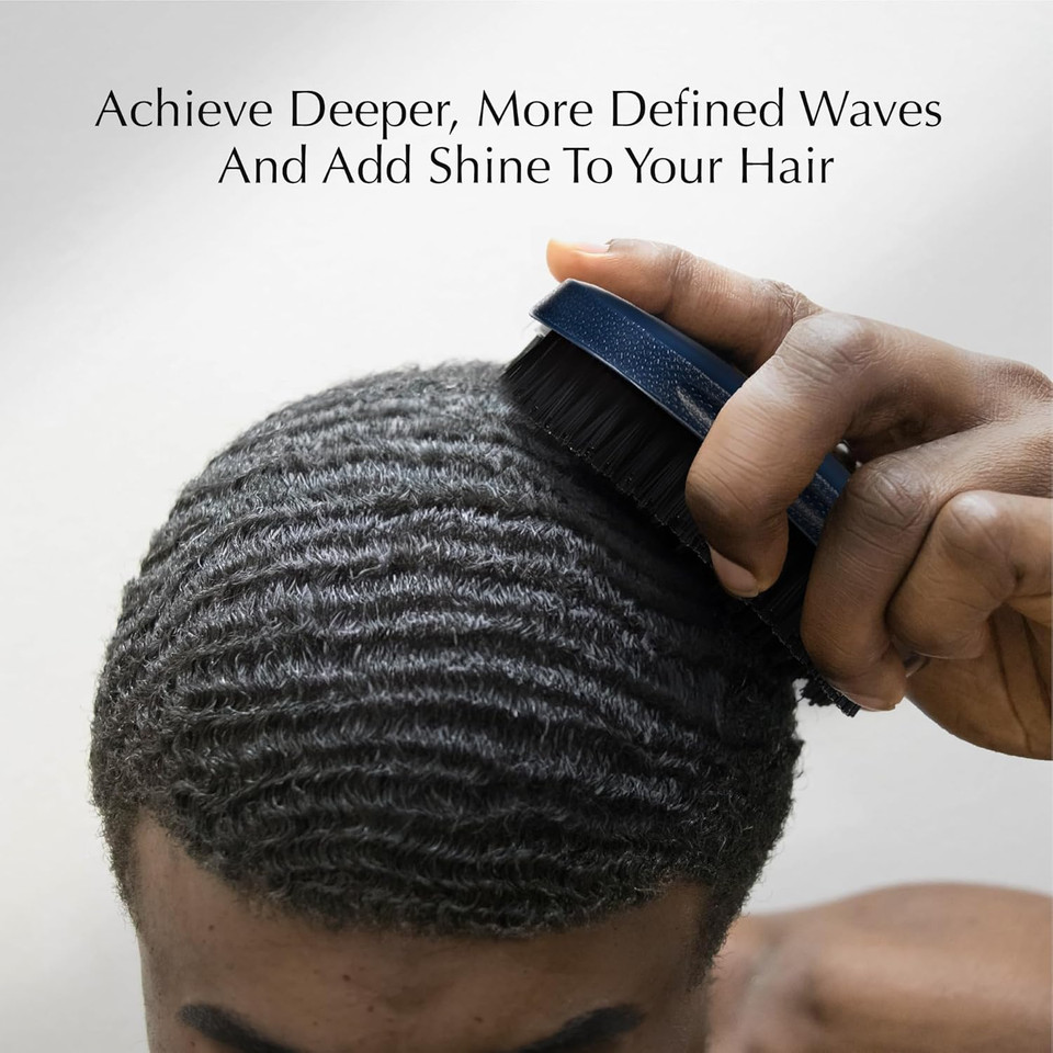 Red By Kiss 360 Power Wave X Bow Wow Curved Palm Boar Brush 100% Natural Medium Soft Bristles Red By Kiss 360 Power Wave X Bow Wow Curved Palm Boar Brush 100% Natural Medium Soft Bristles