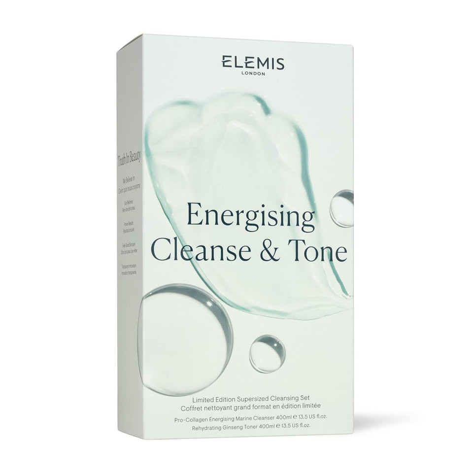 ELEMIS Cleanse & Tone Supersized Duo, Supersize Set with our Best Selling Cleansing Balm, A $200 Value, 1 ct