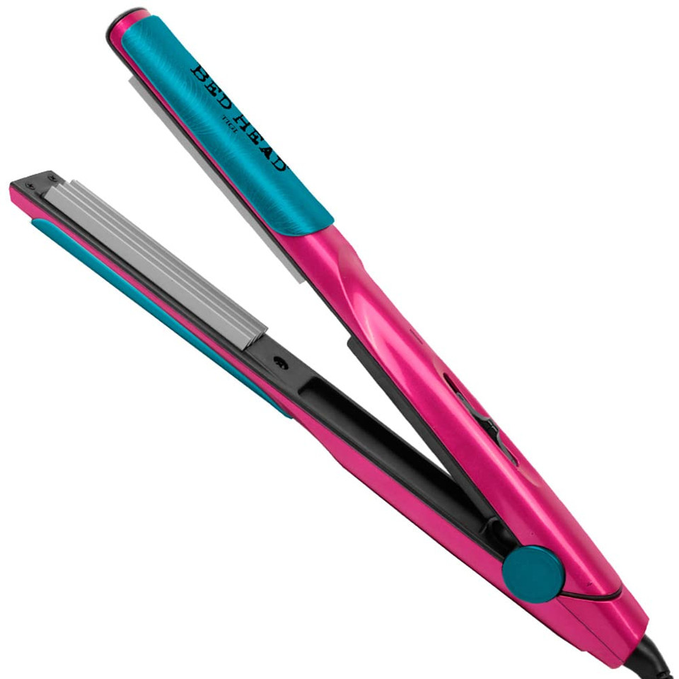 Bed Head Little Tease Hair Crimper | Small Texture, Pumped-Up Volume, & Extra Shine | Crimper Hair Tool With Tourmaline Ceramic Coating For Less Damage (1 In)
