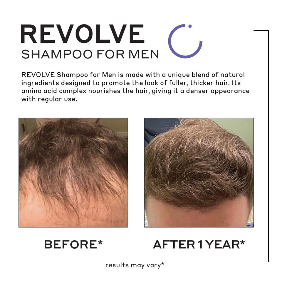 Zenagen Revolve Men'S Thickening Shampoo | Supports Appearance Of Fuller, Healthier-Looking Hair, Developed For Fine & Visibly Thinning Hair, Plant-Based, Color-Safe, 5-Minute Treatment