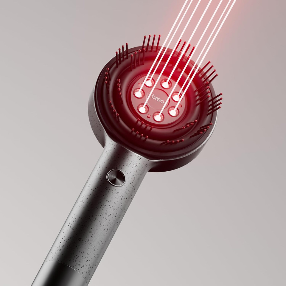 Breo Scalp 3L Laser Hair Growth Comb With 650Nm Infrared Technology, 360° Scalp Massager, Waterproof Design, Effective Scalp Stimulation And Hair Regrowth