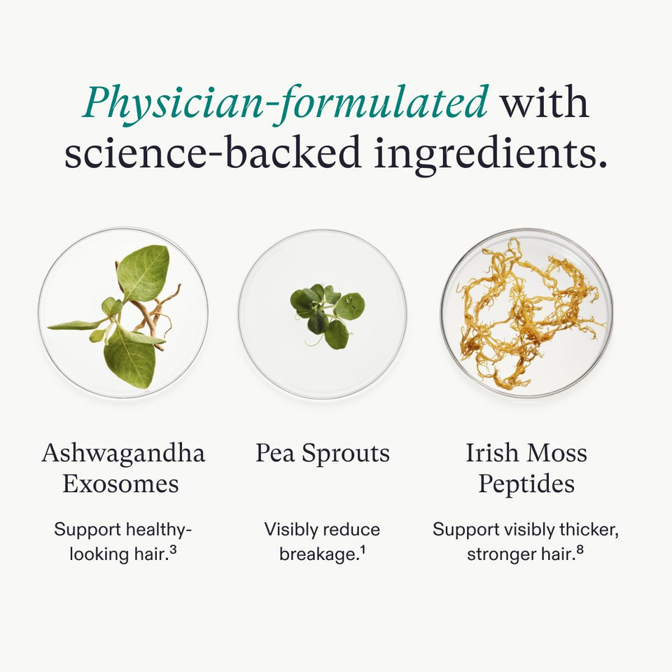 Nutrafol Women'S Hair Serum, Supports Visibly Thicker And Stronger Hair, Vegan, Lightweight And Fast-Absorbing